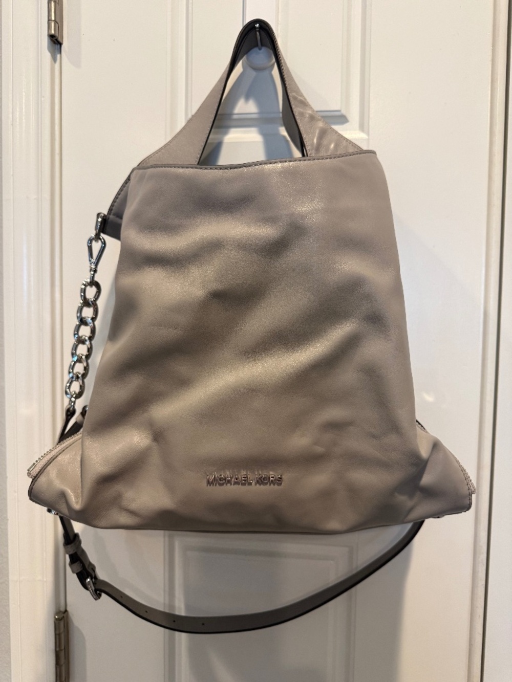 Michael Kors Gray Shoulder/Crossbody Bag